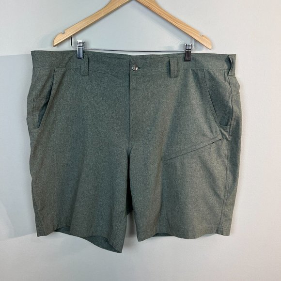 Duluth Trading Co Shorts Mens 44 DuluthFlex Breezeshooter 11" Shorts Green - Picture 12 of 12